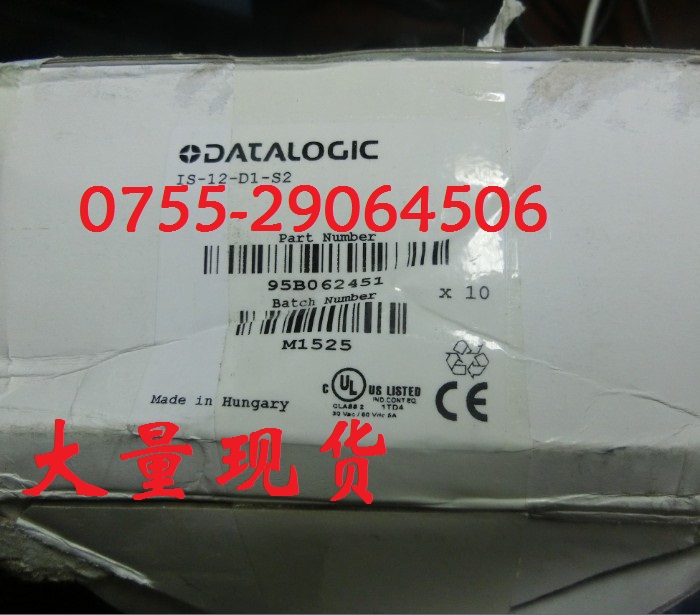 IS-12-D1-S2帝思DATALOGIC接近开关