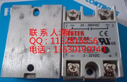 SSR-40DA SSR-50DA SSR-75DA阳明FOTEK单相固态继电器