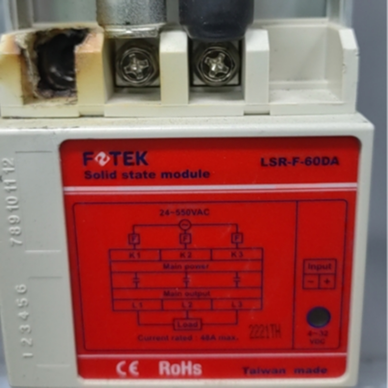 LSR-F-60DA台湾阳明FOTEK固态继电器加强散热型